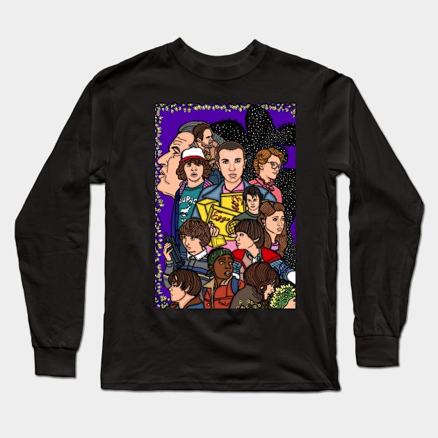 Stranger Things Long Sleeve T-Shirt by COLORaQUEEN